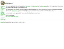 Tablet Screenshot of cookie.org