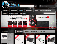 Tablet Screenshot of cookie.fr